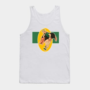 Blond boy in cape Tank Top